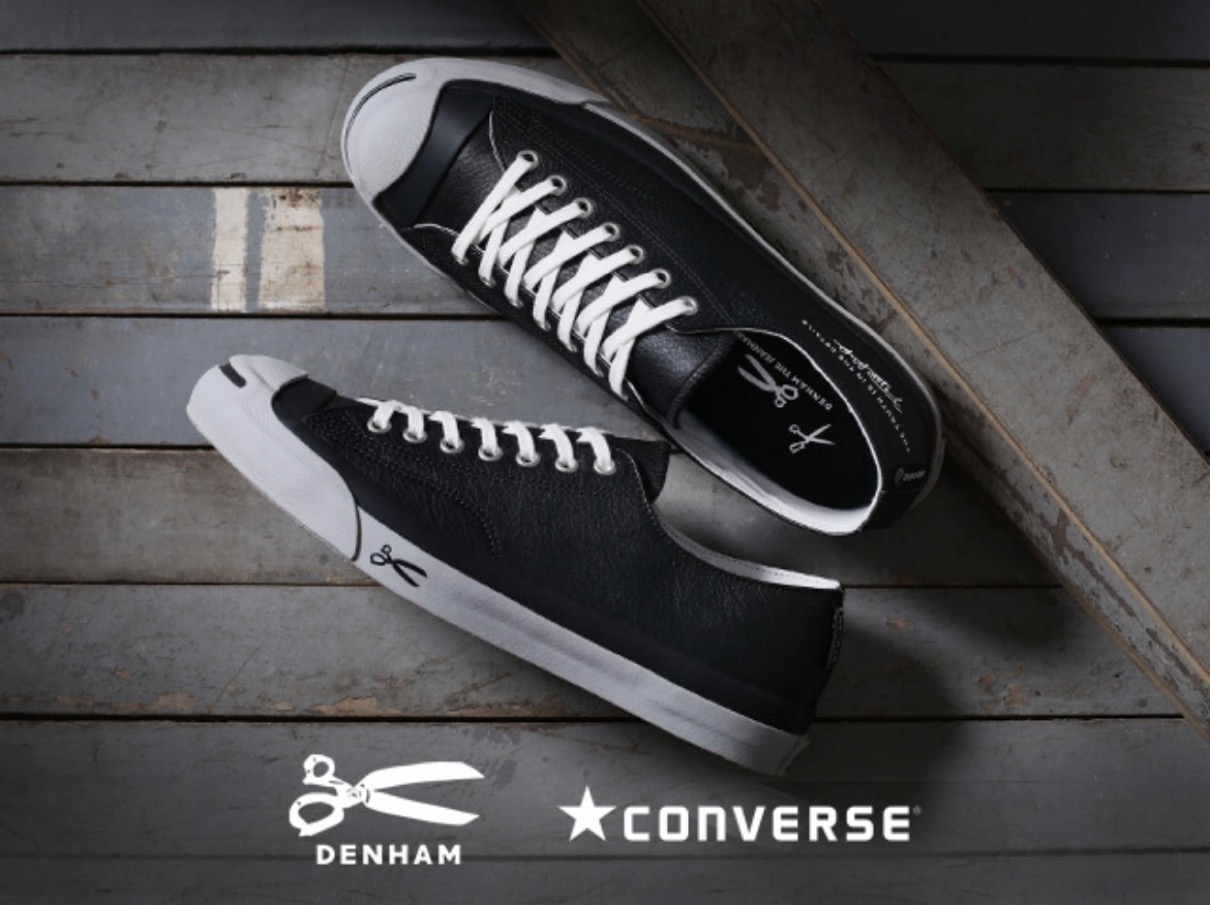 DENHAM × CONVERSE】ハサミロゴの入ったJACK PURCELLが国内7月21日に