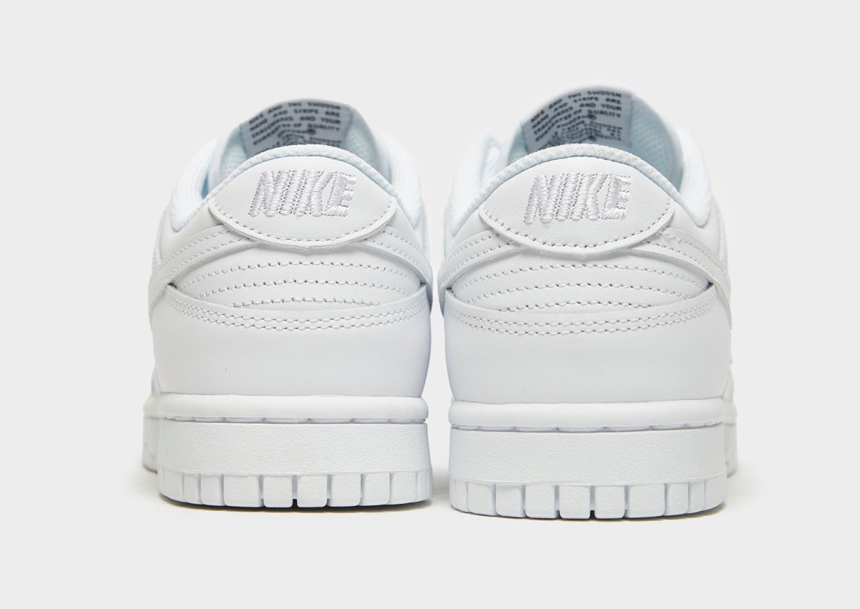 Nike】オールホワイトの Wmns Dunk Low “Triple White”が国内10月16日 