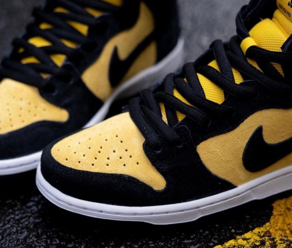 sb dunk high pro maize
