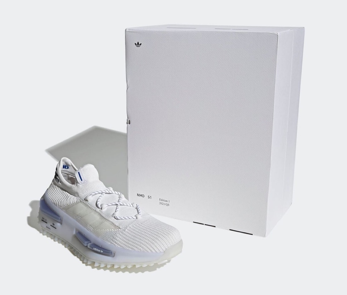adidas nmd s1 24.0cm ホワイト