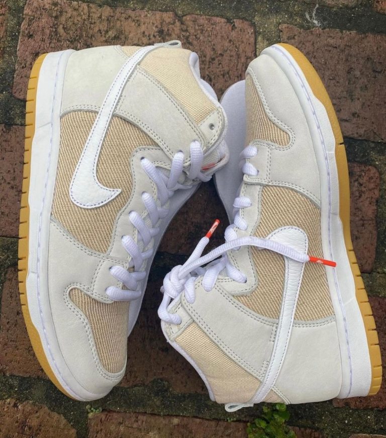 nike sb dunk high unbleached natural