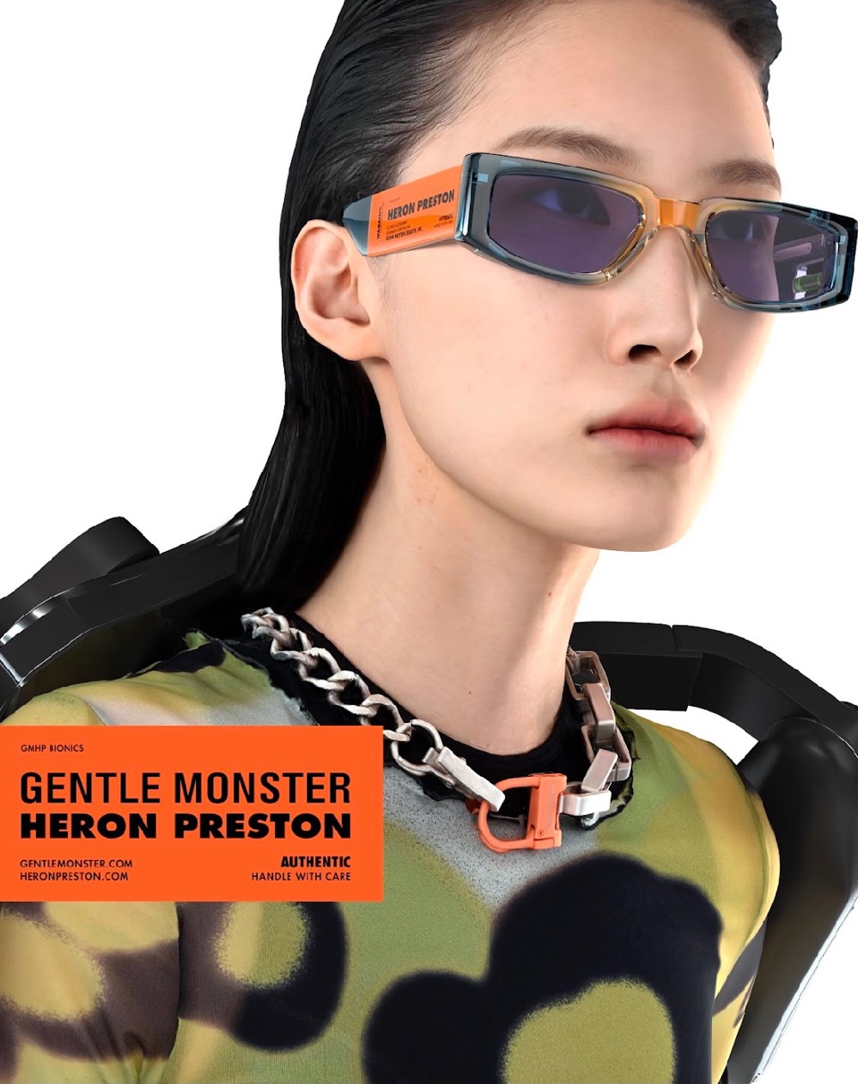 Heron Preston Gentle Monster 水準器の要素を取り入れたアイウェアが国内8月7日に発売予定 Up To Date