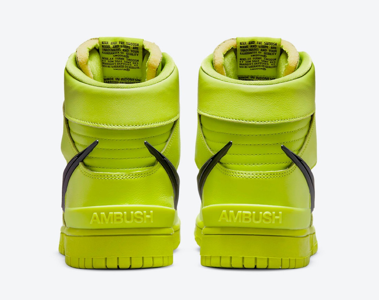 AMBUSH × Nike】Dunk High “Flash Lime”が国内7月30日に発売予定 | UP 