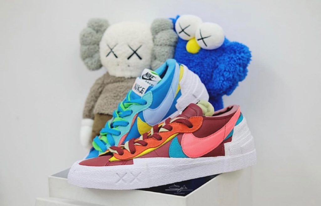 kaws x sacai x nike blazer low release date