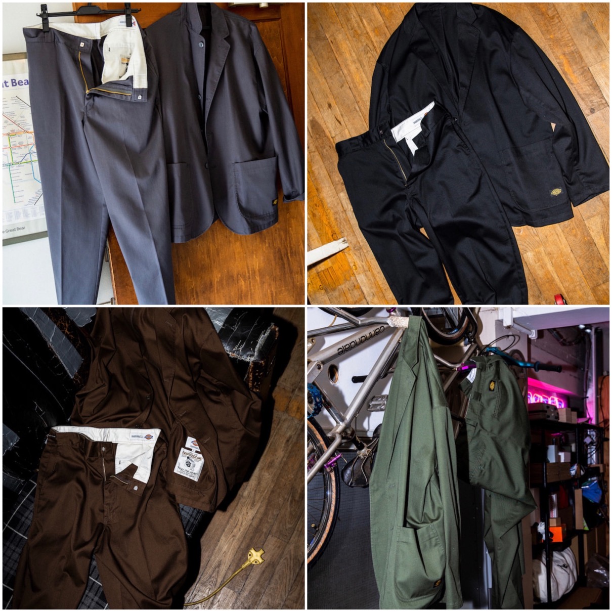 Mサイズ第四弾＜Dickies＞ ×「TRIPSTER」 BLACK SUIT