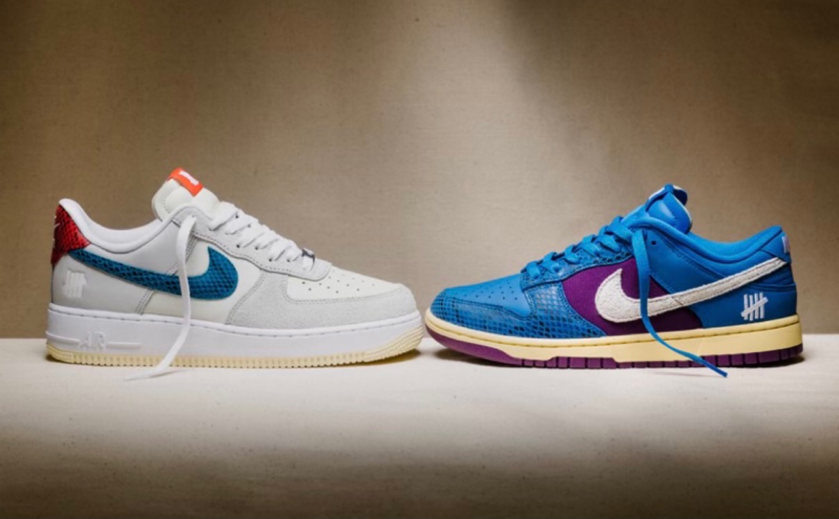 UNDEFEATED × Nike】Air Force 1 & Dunk Low SP “5 On It” Pack 第3弾 