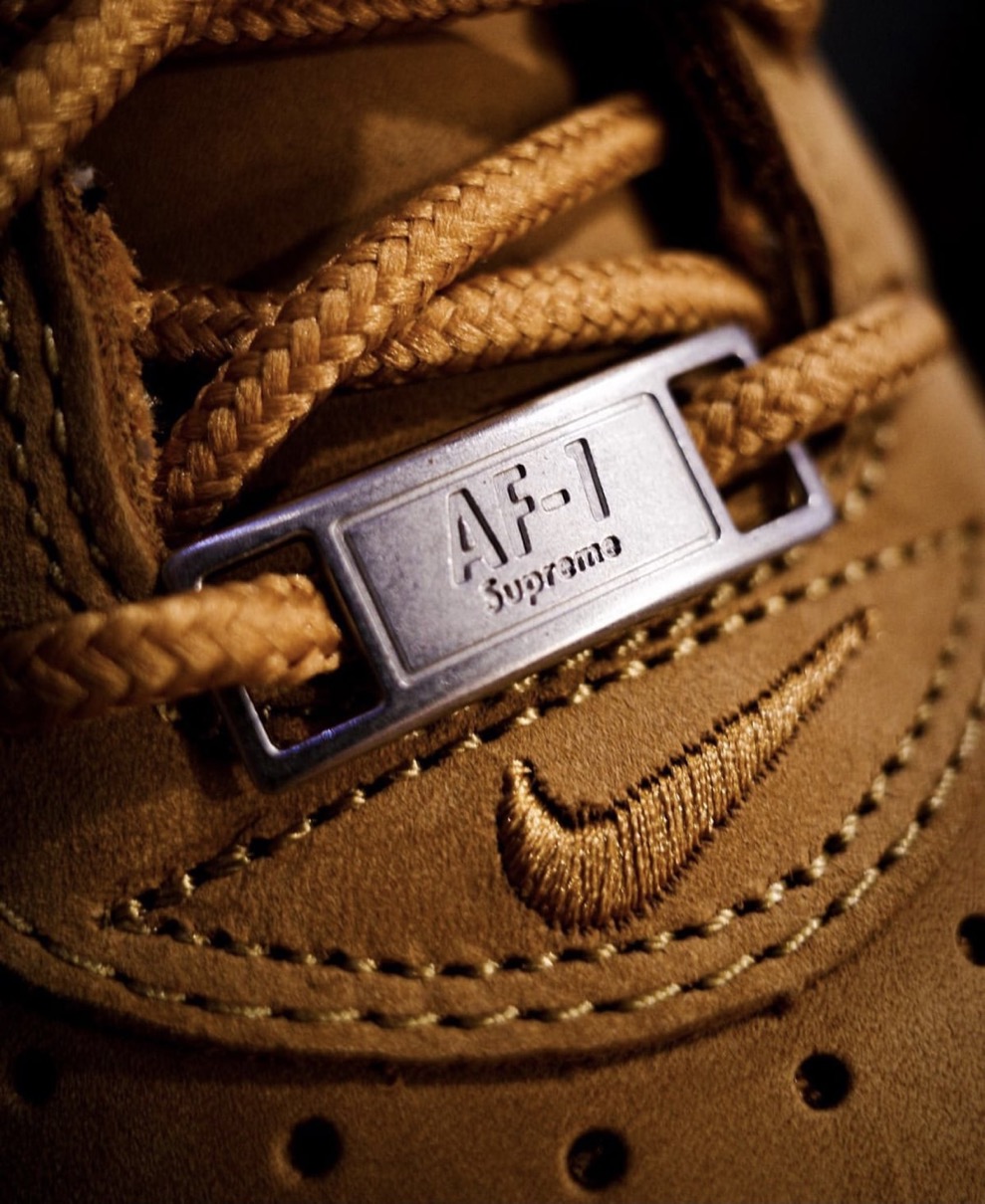 Nike × Supreme】Air Force 1 Low “Wheat”が2022FW 国内12月11日に