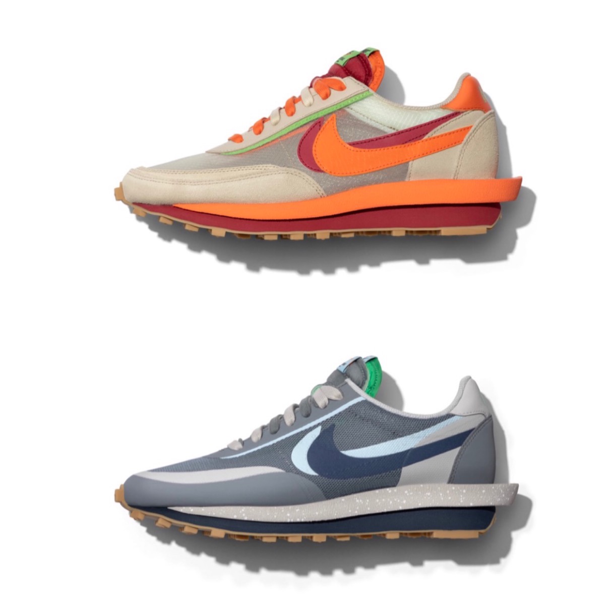 SACAI × Nike × CLOT】LDWaffle “Orange” u0026 “Cool Grey”が国内9月9日/10月7日/10月9日に発売予定  | UP TO DATE