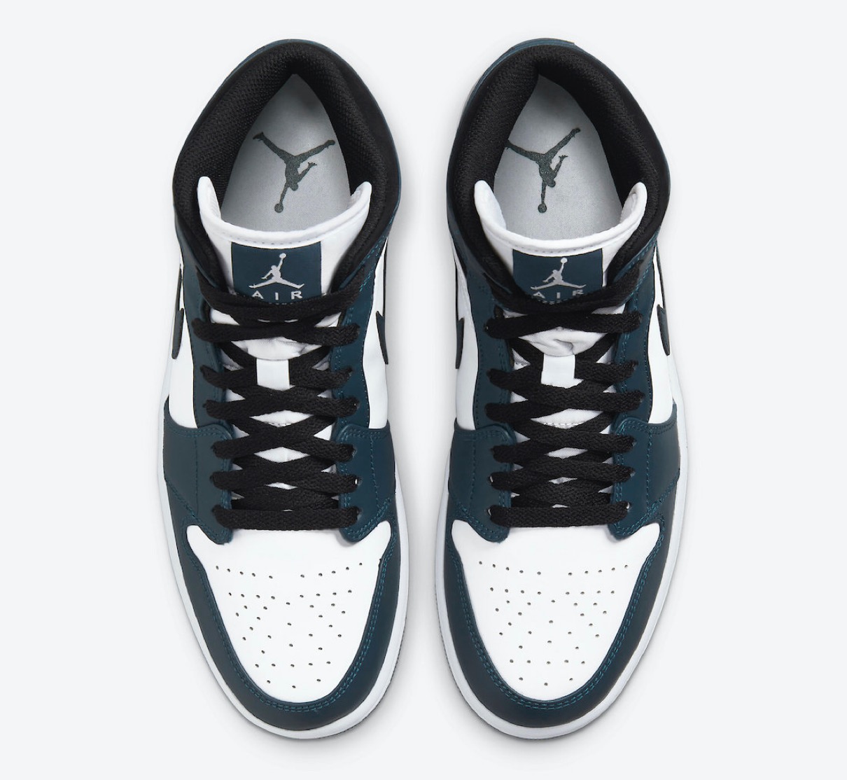 新品 Nike GS Air Jordan 1 Mid Dark Teal