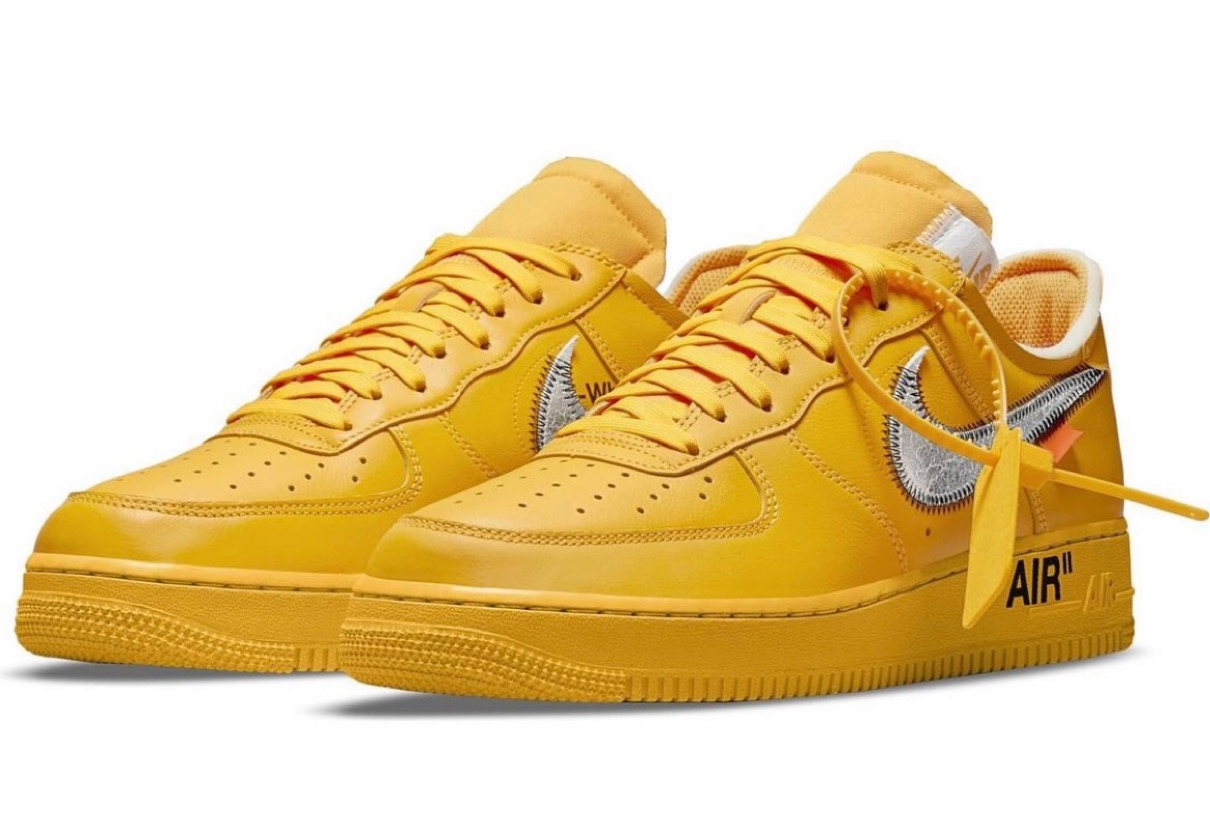 Air force one shop jaune off white