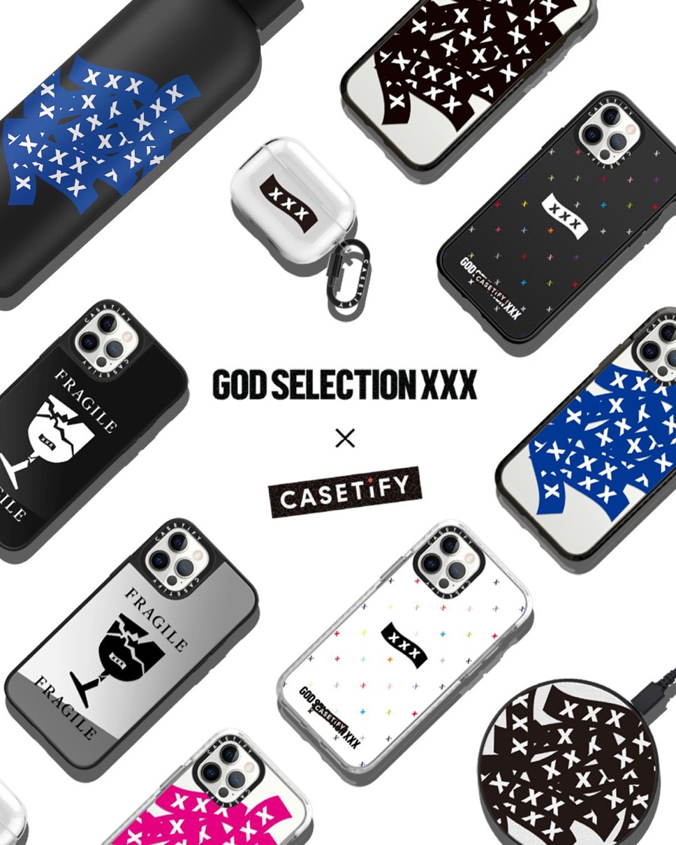 CASETiFY × GOD SELECTION XXX】2021コラボコレクションが国内7月16日 