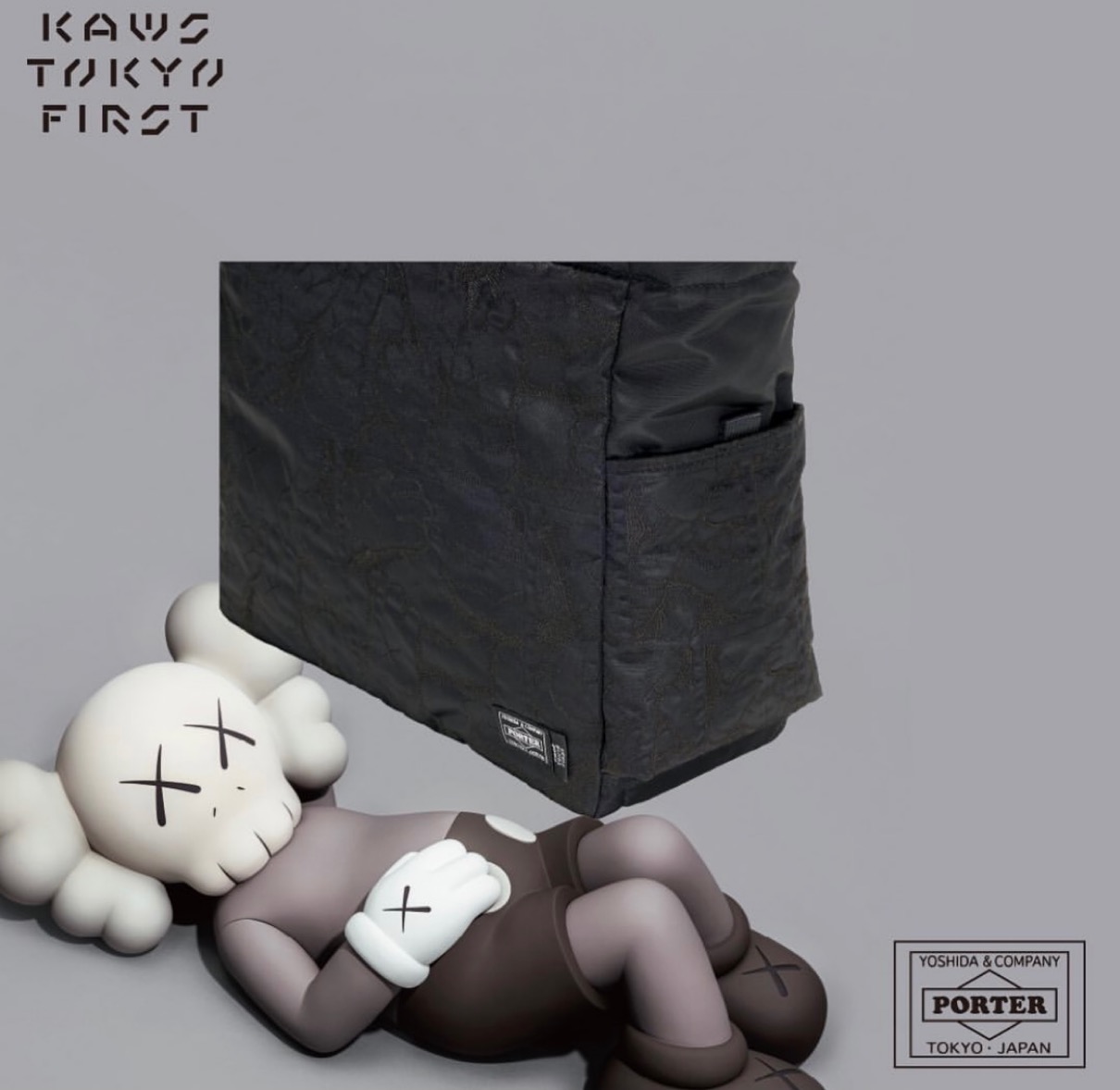 KAWS TOKYO FIRST × PORTER】限定コラボアイテムが8月1日に発売予定 