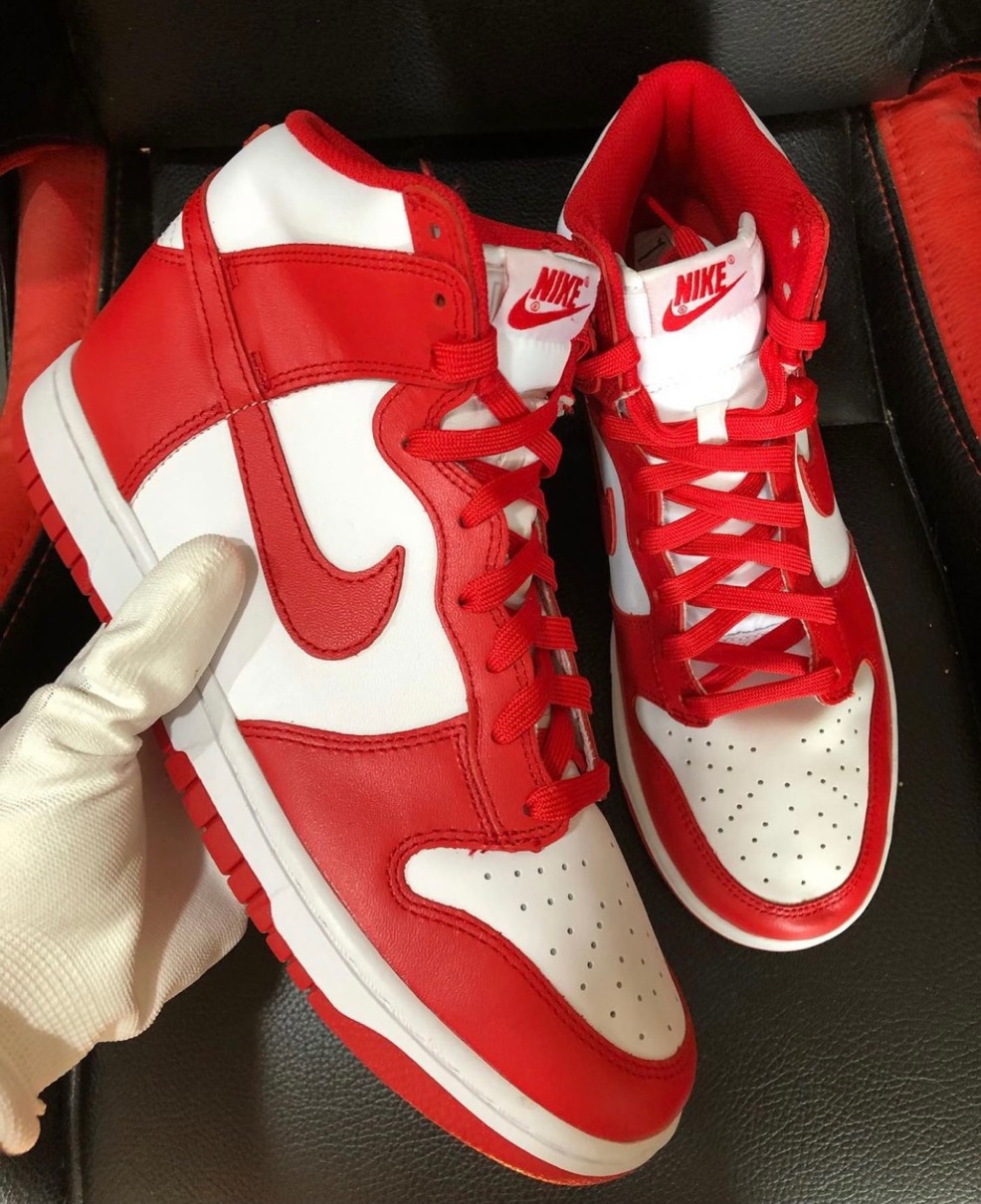 Nike】“St. John's”カラーのDunk High Retro “University Red”が国内4