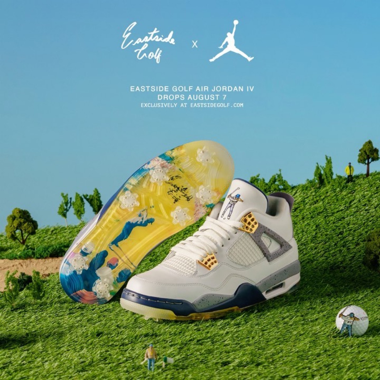 Eastside Golf × Nike】Air Jordan 4 Golfが2021年8月7日に発売予定