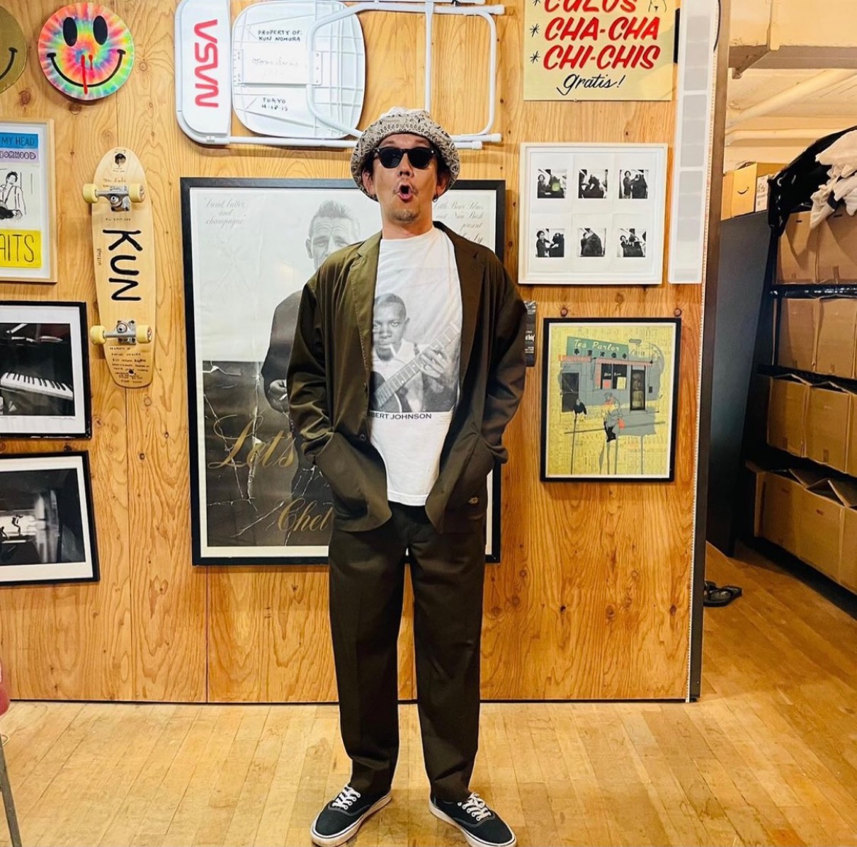 Dickies Tripster BEAMS 野村訓一 セットアップ L 黒-connectedremag.com