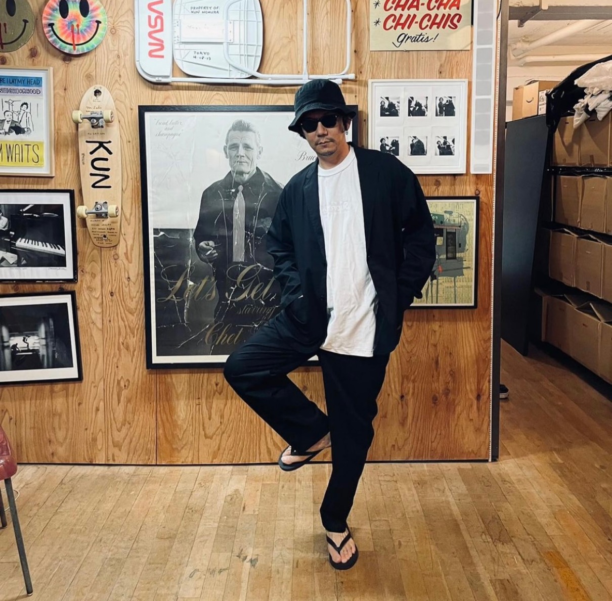 Dickies Tripster BEAMS 野村訓一 セットアップ L 黒-connectedremag.com