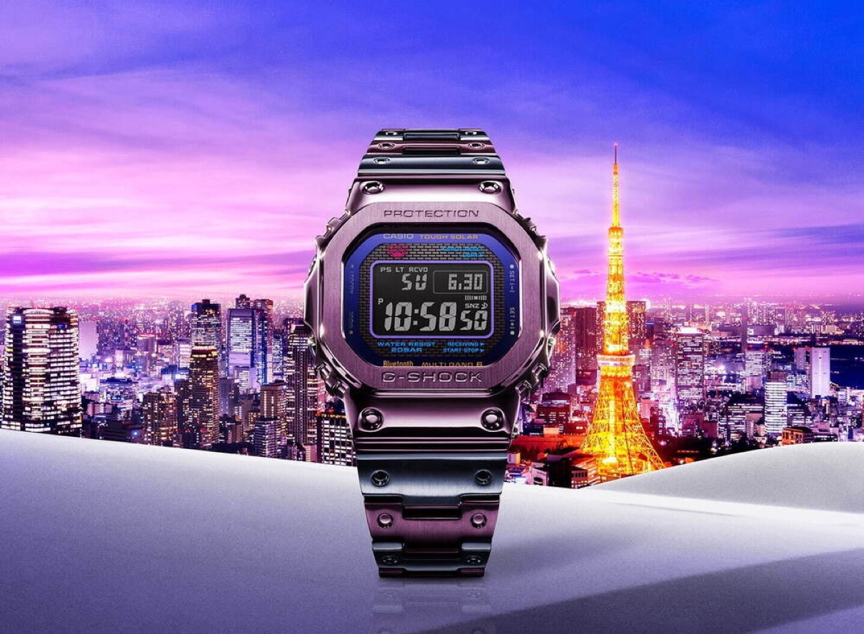 G-SHOCK】夕暮れの東京を表現した〈GMW-B5000PB-6JF〉が国内9月10日に