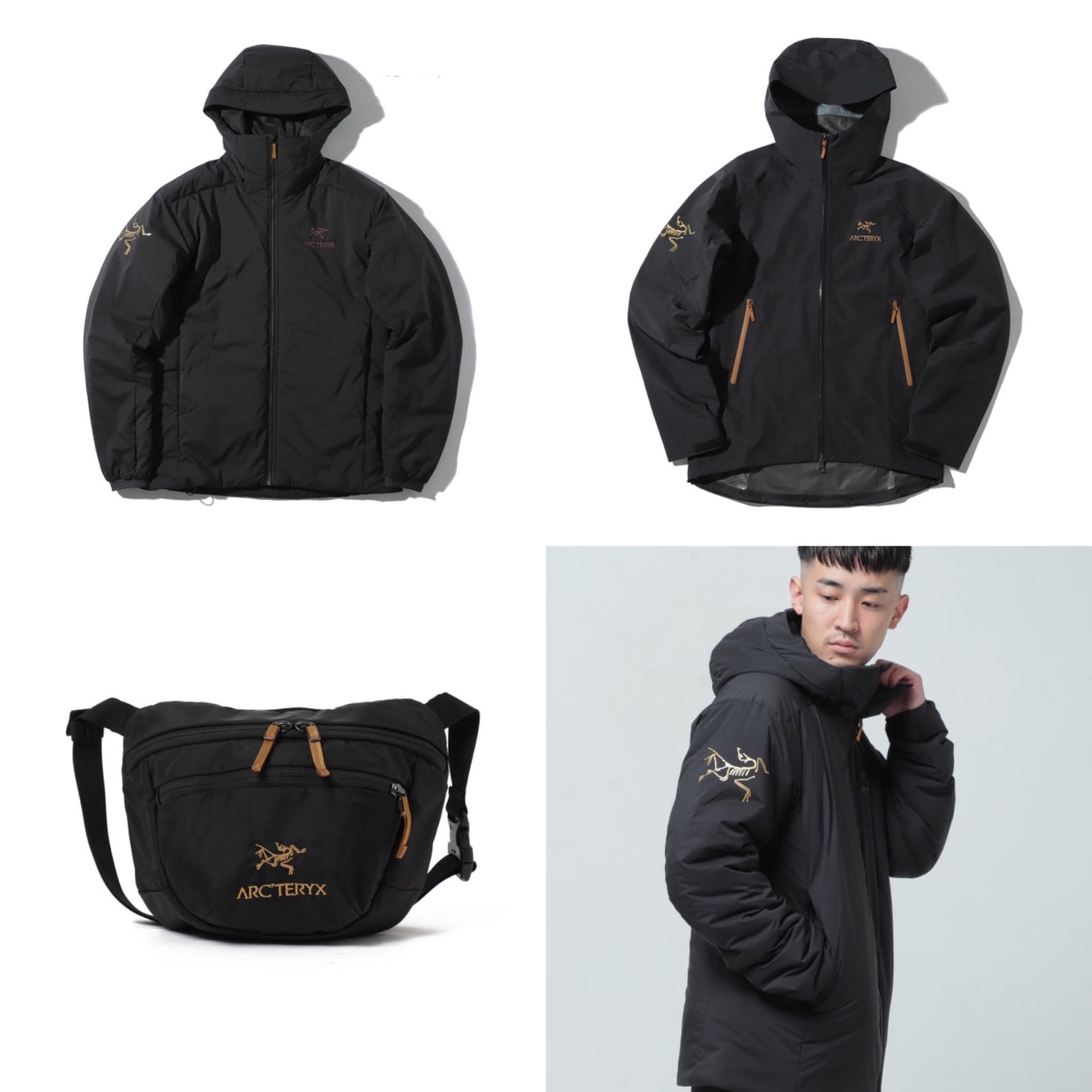 ARC'TERYX × BEAMS】2021年秋冬別注〈BLACK & GOLD〉コレクションの ...