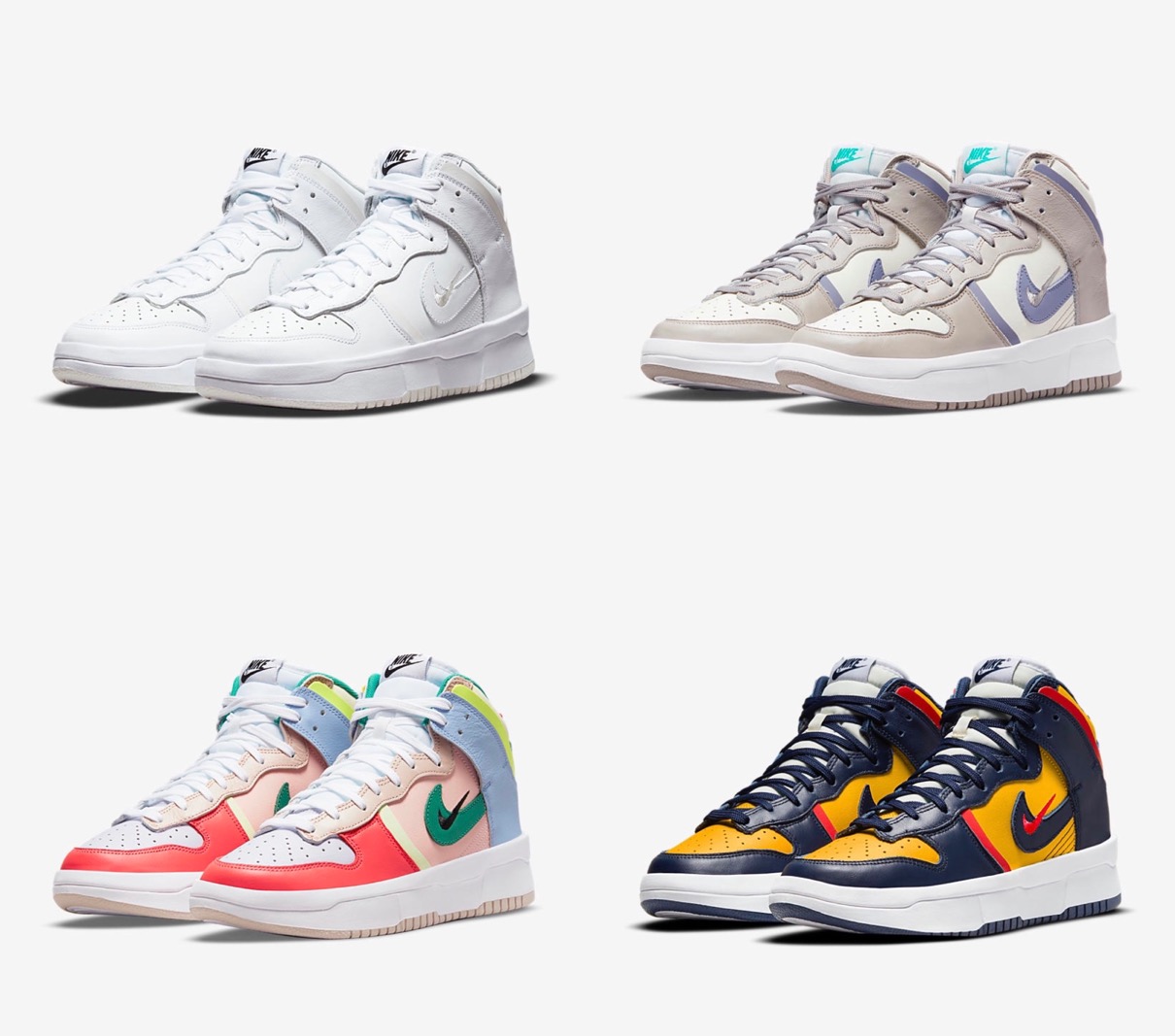 Nike】Wmns Dunk High Up 全4色が国内8月17日/8月27日に発売予定 | UP