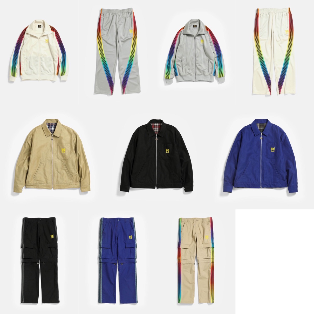 NEEDLES × AWGE】コラボコレクション第3弾が国内8月21日/8月22日に発売