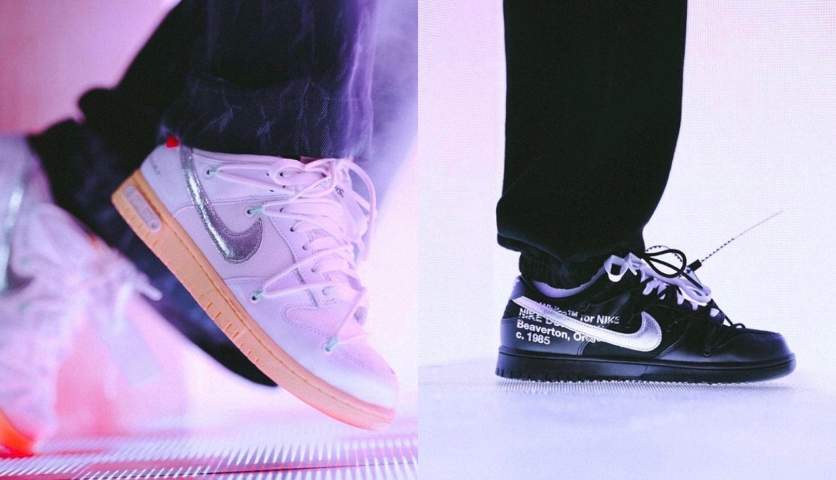 OFF-WHITE × NIKE DUNK LOW 1 OF 50 "45"