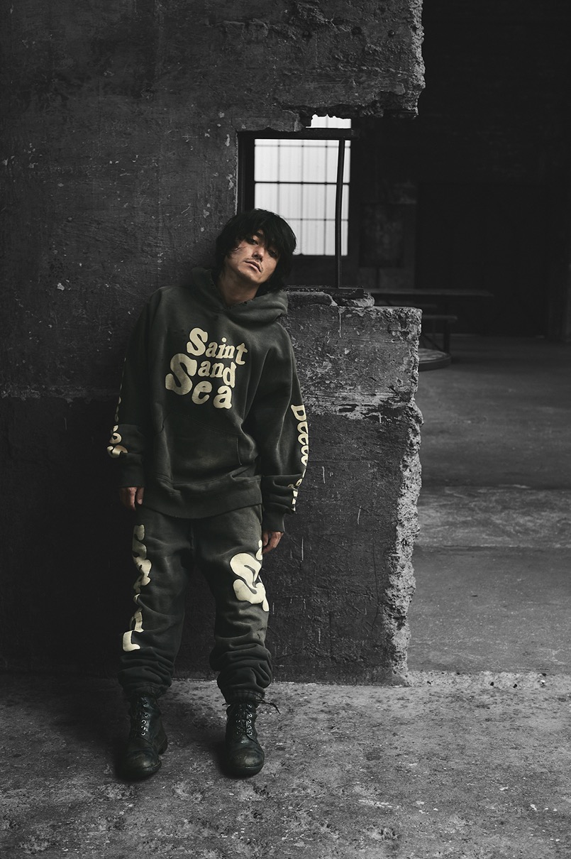 WIND AND SEA ×セントマイケル SWEAT PANTS-