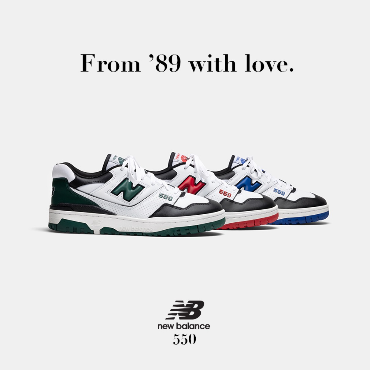 New Balance BB550 “Shifted Sport” Collection 全3色が国内10月15日に 
