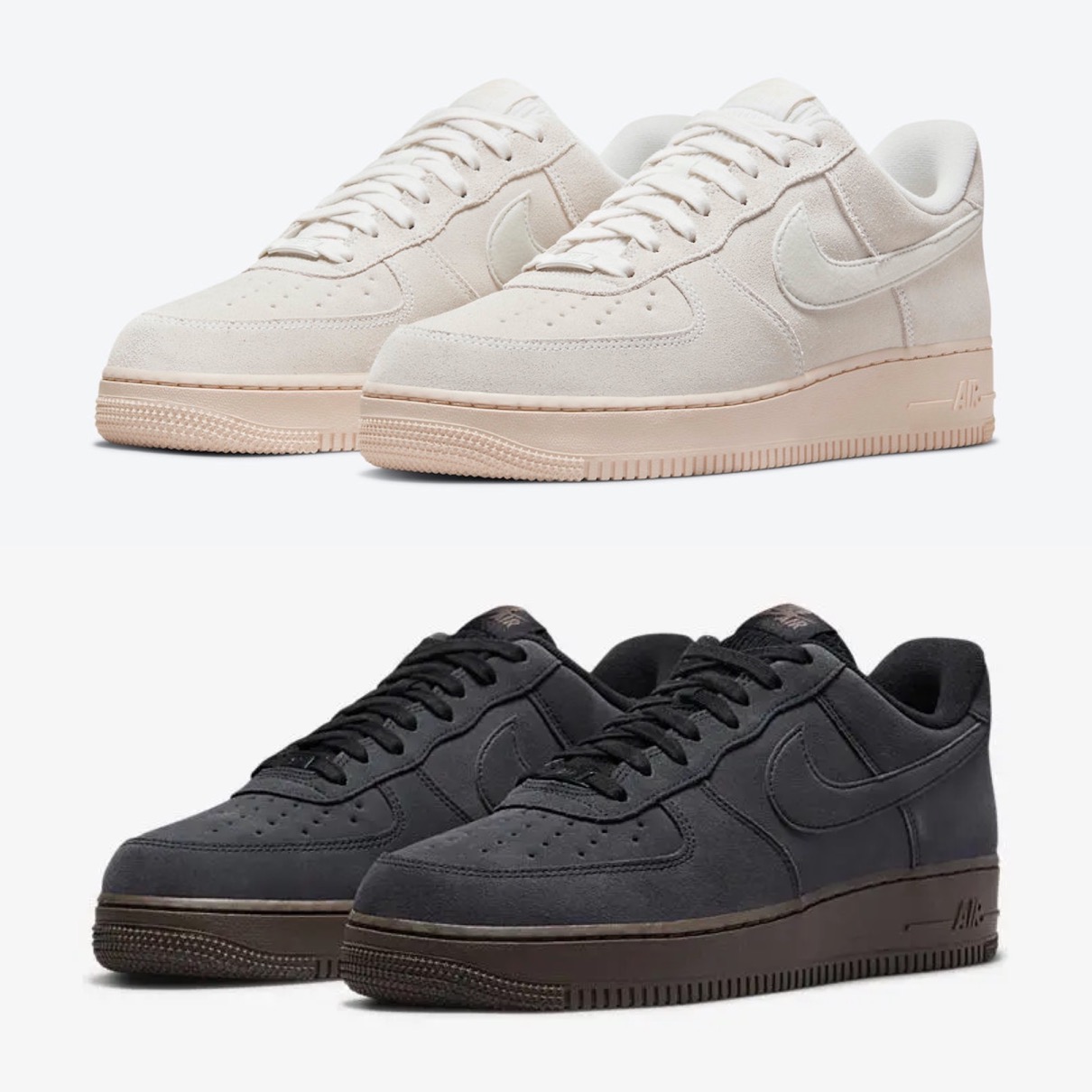 Nike】Air Force 1 Low Suede Pack “Off Noir” & “Summit White”が2021 ...