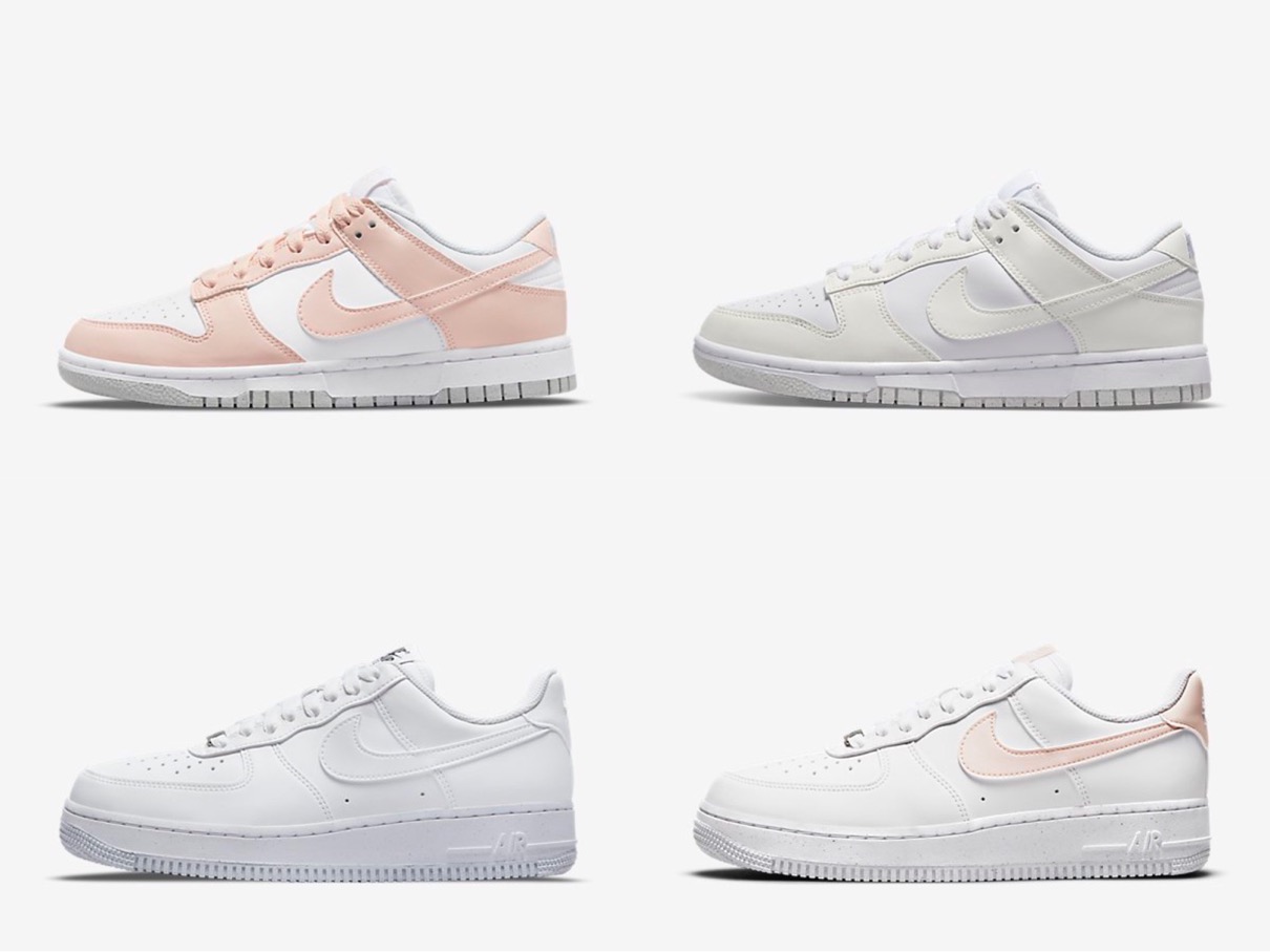【Nike】Wmns Dunk Low & Air Force 1 Next Natureが国内9月1日/9 