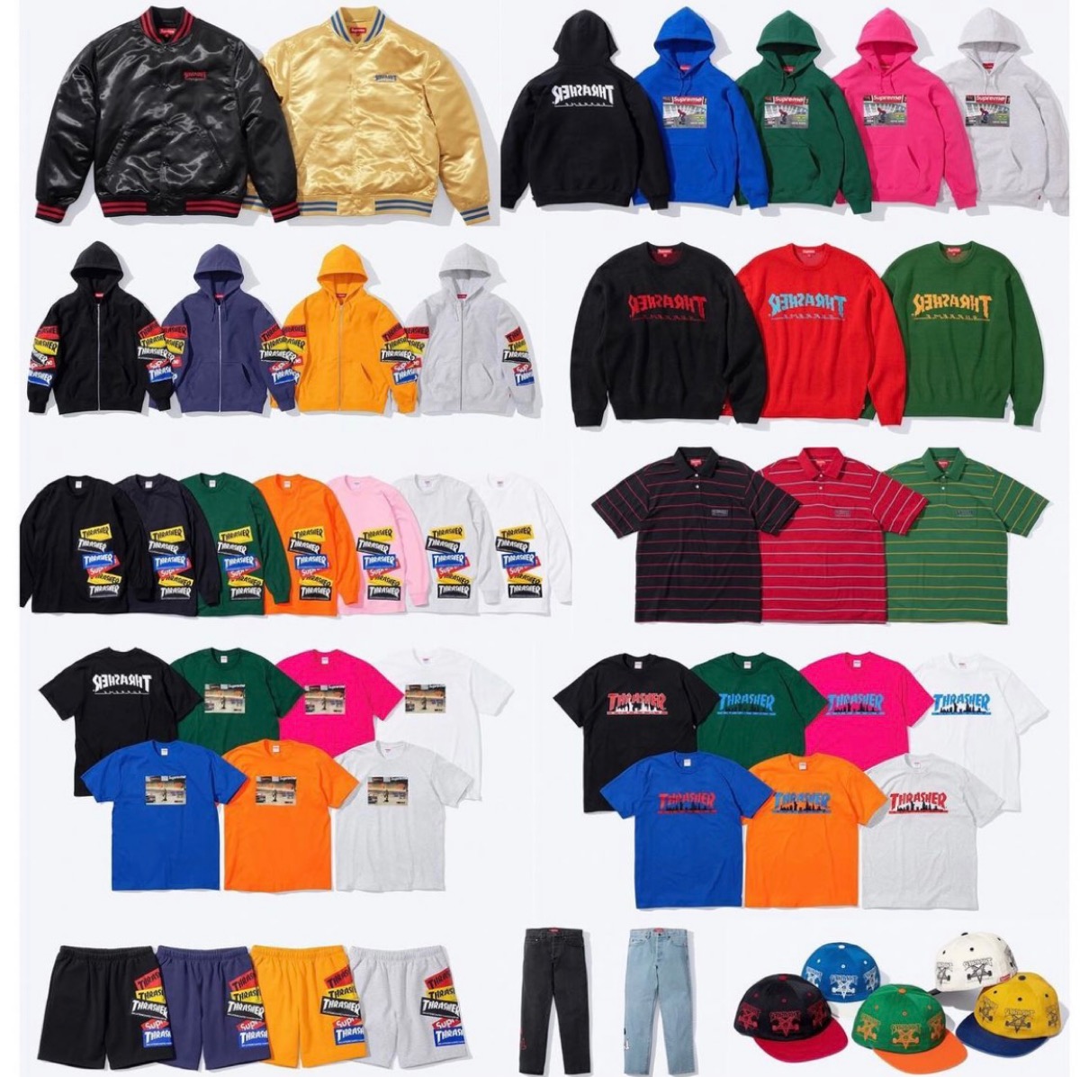 Supreme × Thrasher 2021FW Week5が国内9月25日に発売予定【全商品一覧 価格など】 | UP TO DATE