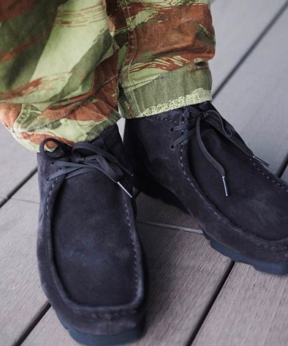 clarks beams 別注 wallabee gore-tex レザー - 靴