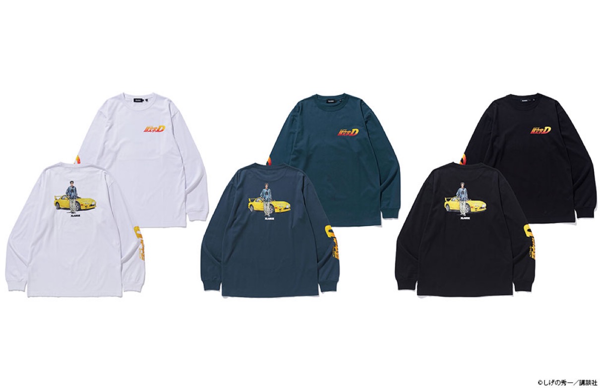 人気完売品　XLARGE エクストララージ　頭文字D ロンT 藤原拓海　ハチロク