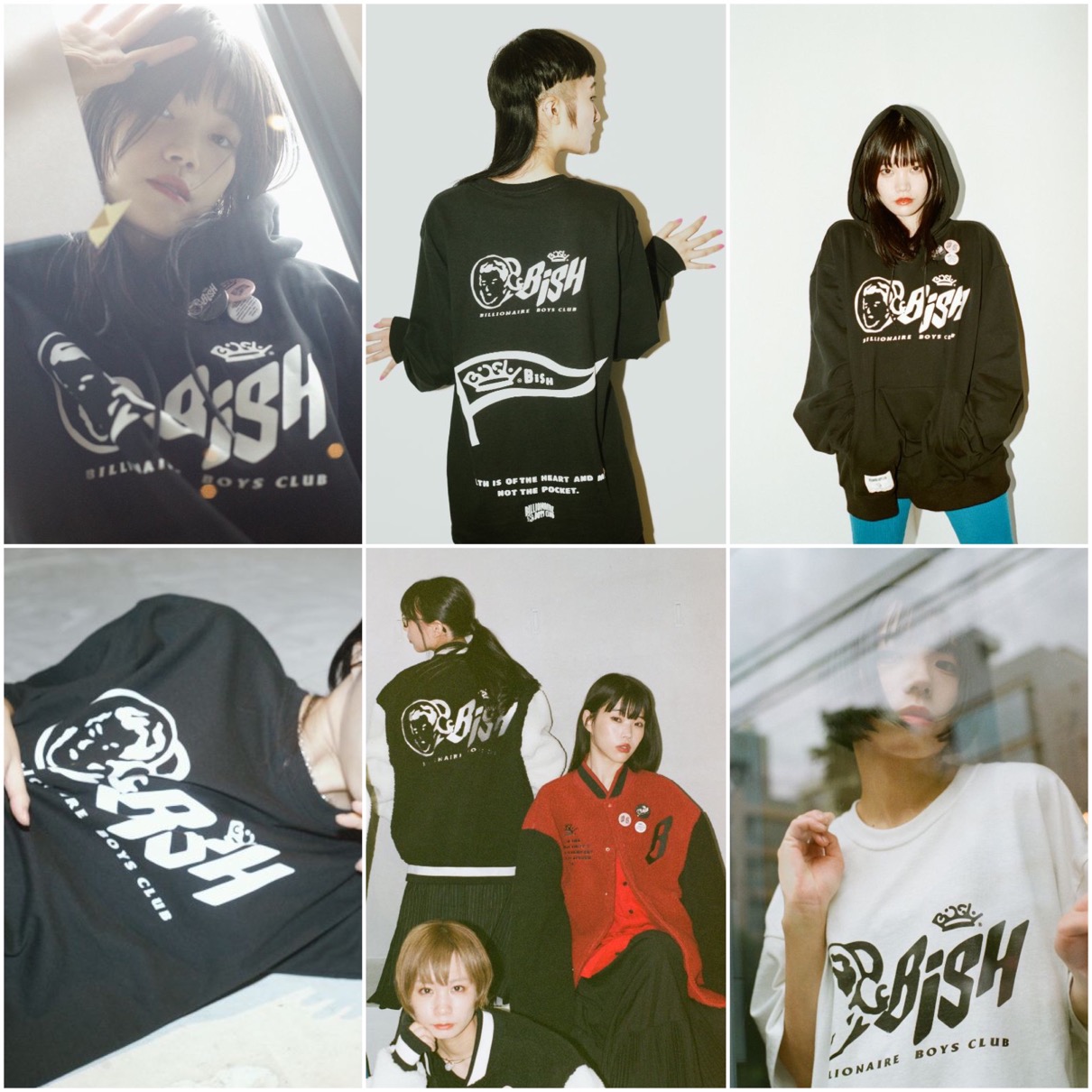 BILLIONAIRE BOYS CLUB × BiSH コラボコレクションの受注販売が10月2日