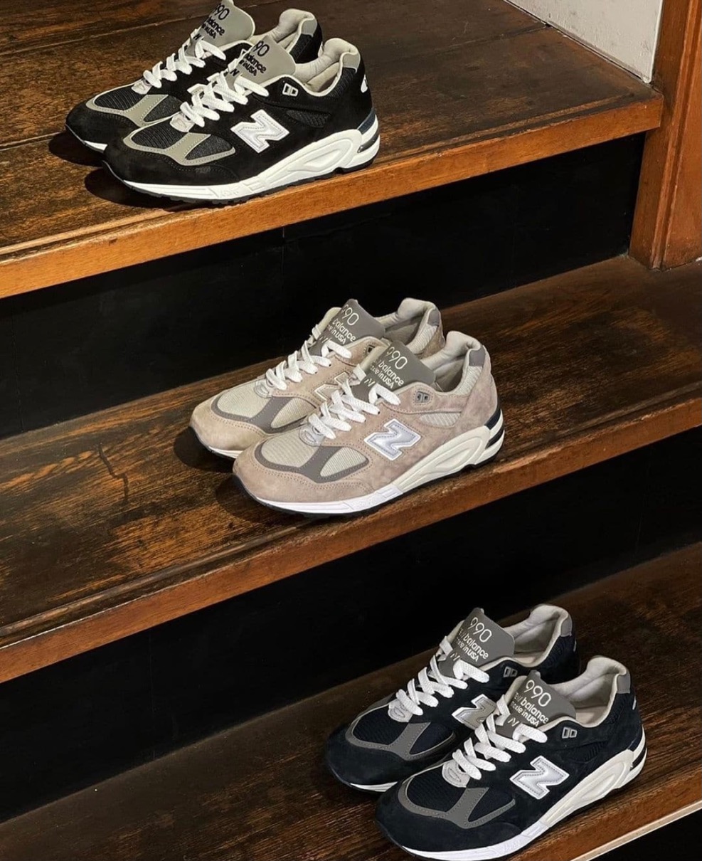 New Balance 990v2 “Grey” & “Black” & “Navy” 3色が国内6月14日に再販