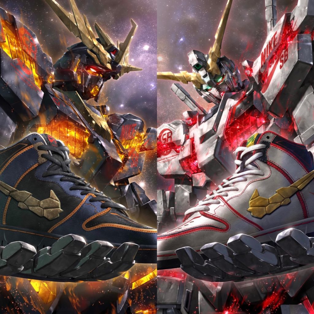 Nike SB × 機動戦士ガンダムUC】Dunk High Pro “Gundam UC” & “Banshee