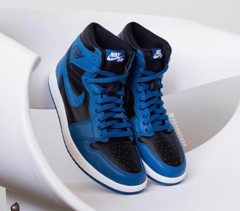 nike air jordan 1 retro high og marina blue