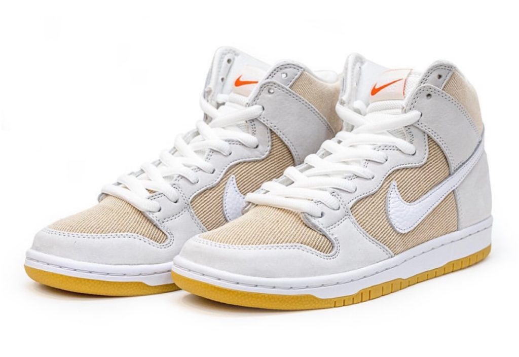 nike sb dunk high unbleached natural