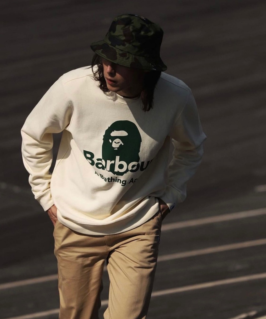 BAPE®︎ × Barbour 初コラボコレクションが国内10月17日に発売予定