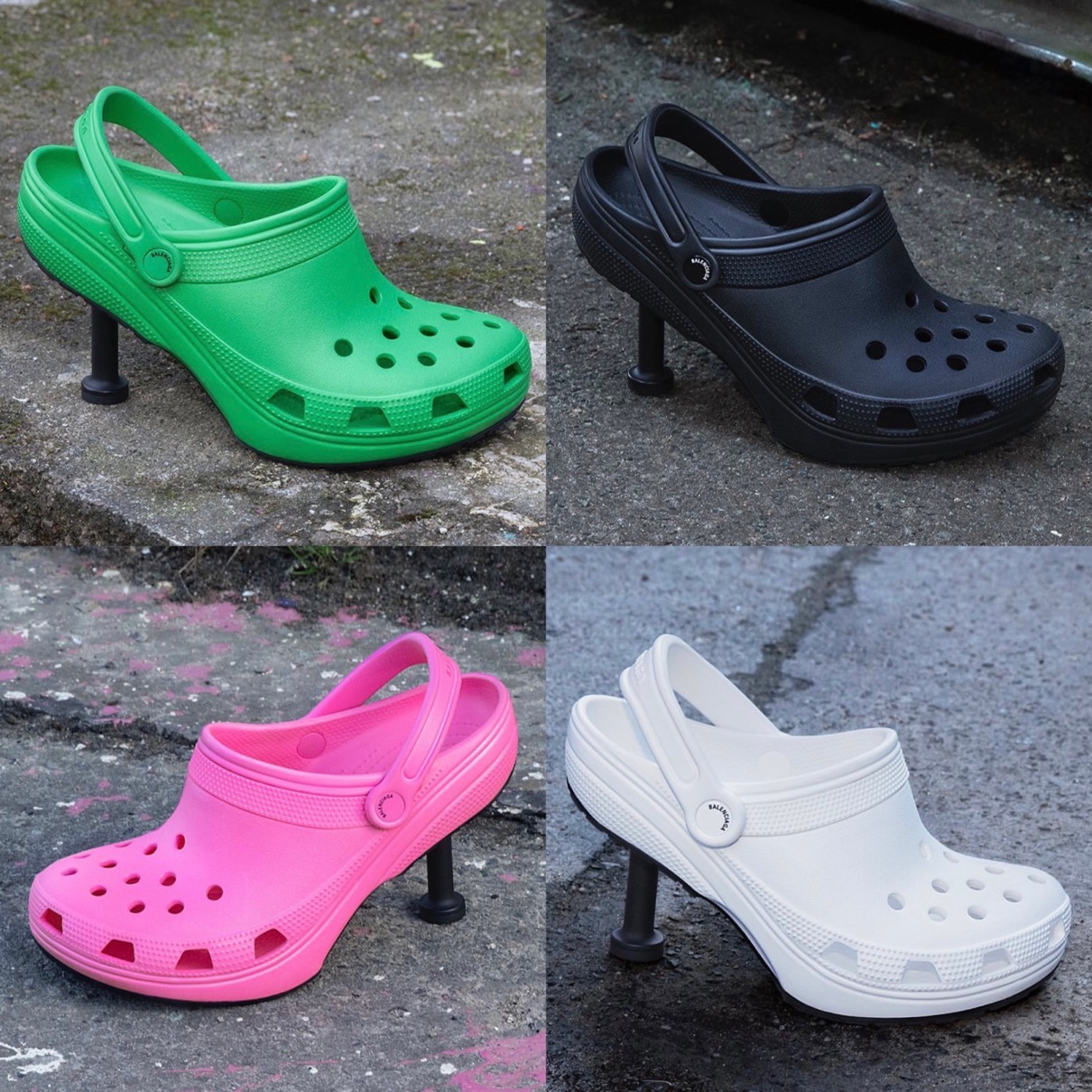 BALENCIAGA × Crocs】ピンヒール搭載のクラシッククロッグ＆ブーツが 