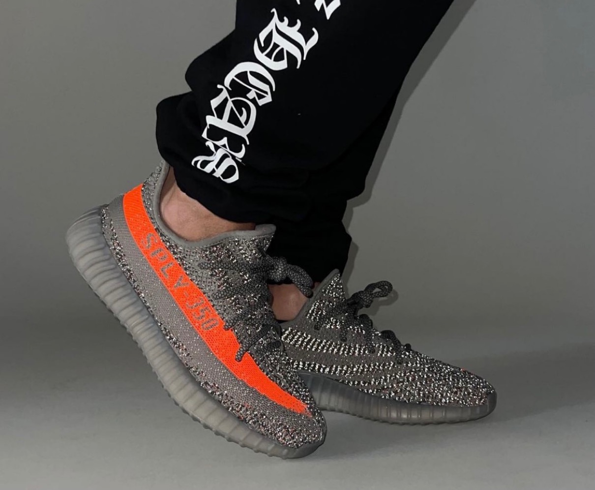 23cm adidas yeezy boost 350 V2 ベルーガ - スニーカー