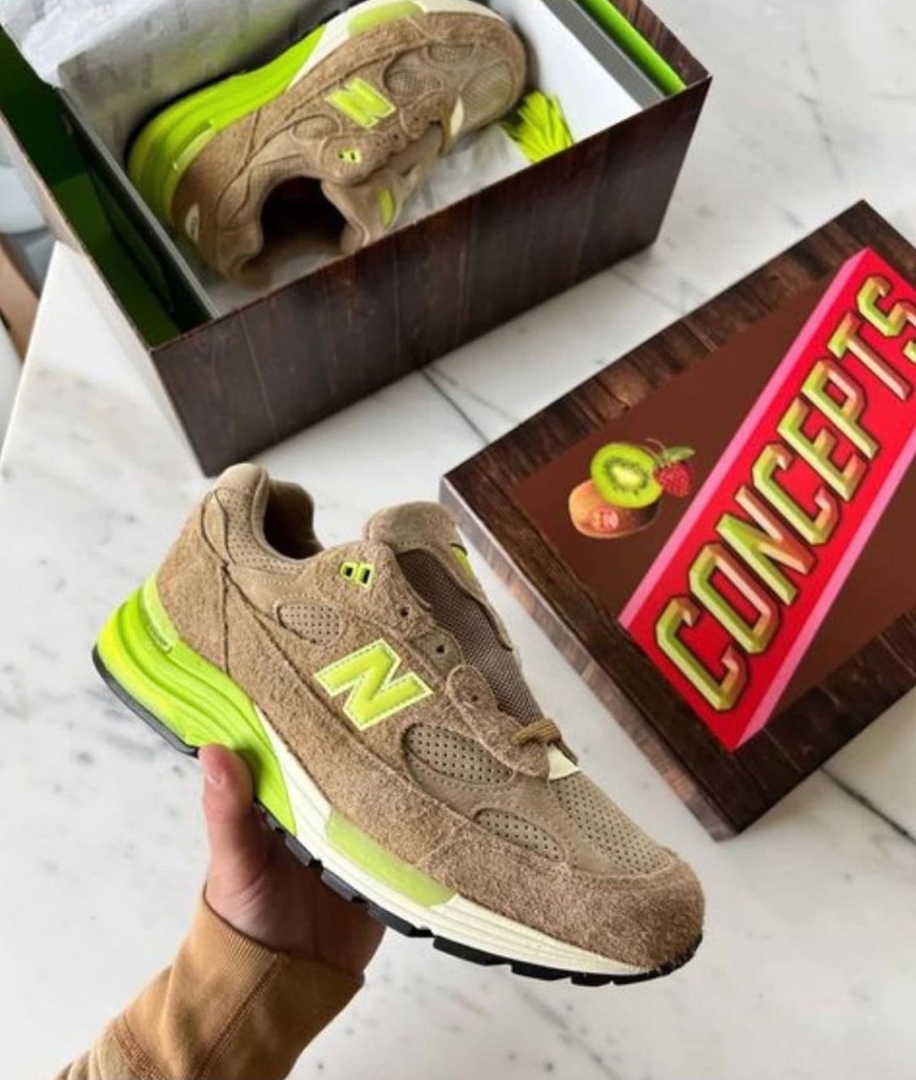 Concepts × New Balance キウイとイチゴをモチーフにした『992 “Low ...