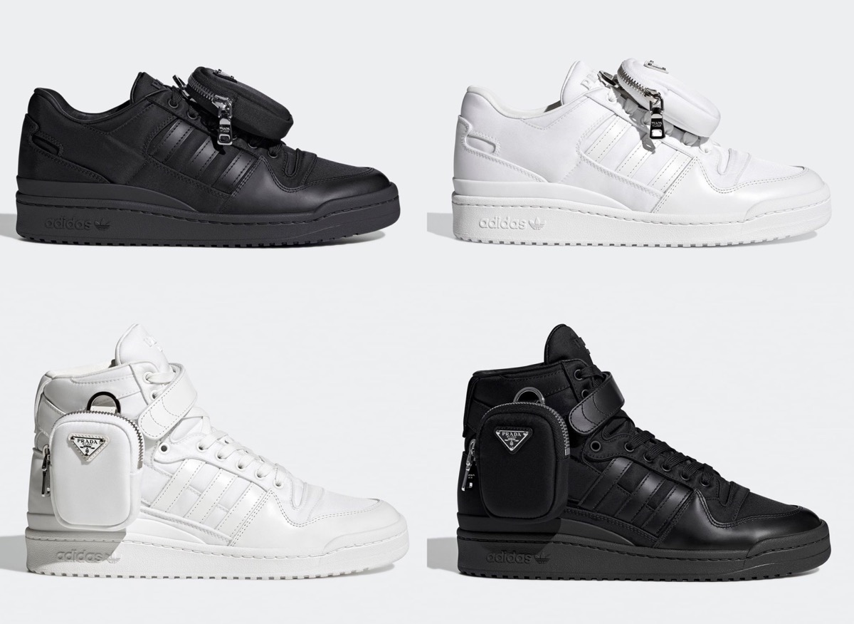 【PRADA × adidas】Re-Nylonで構築したForum Low & Hiが国内1月