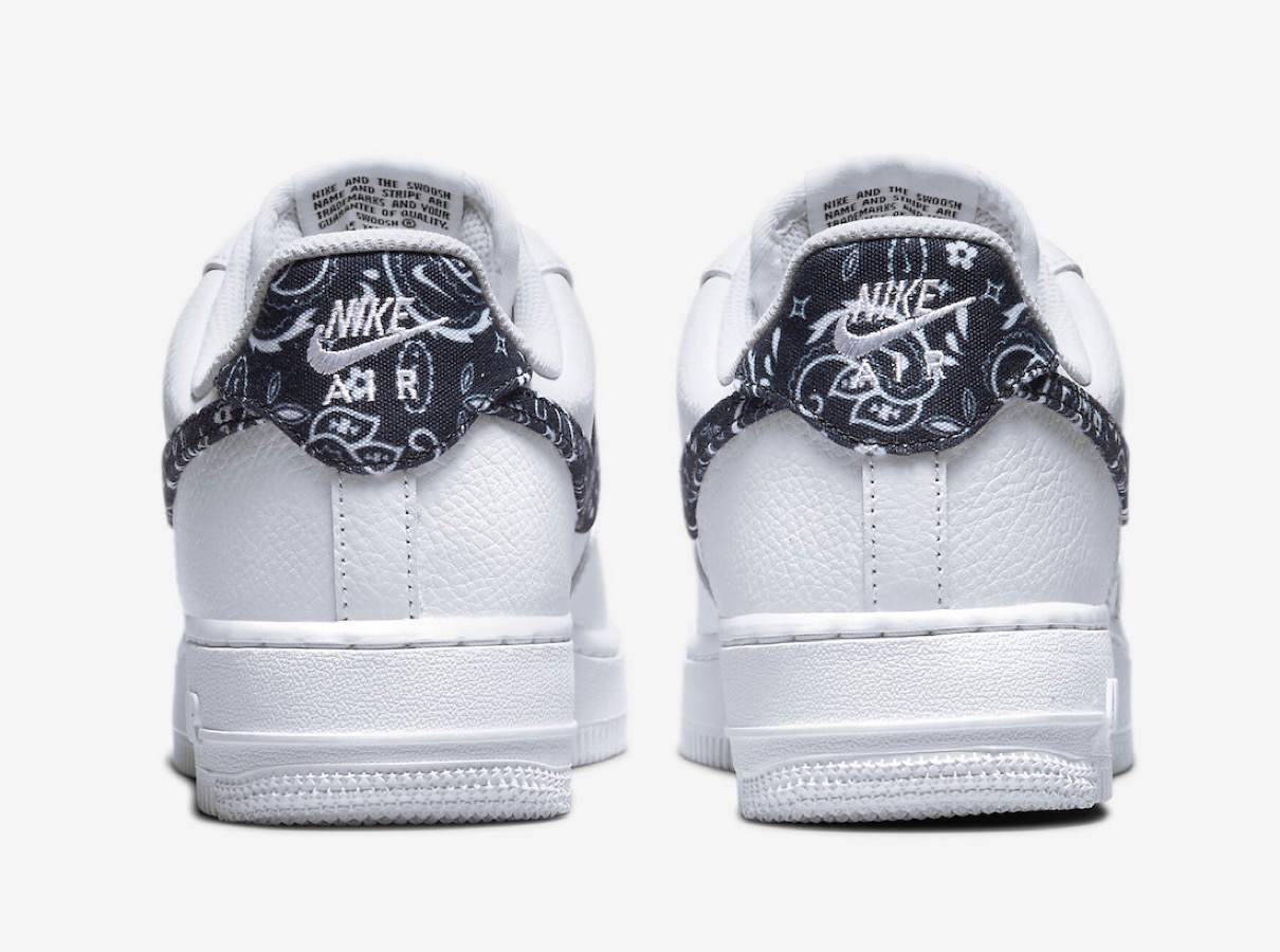 Nike Wmns Air Force 1 '07 Essential “Black Paisley”が国内1月20日/1 ...