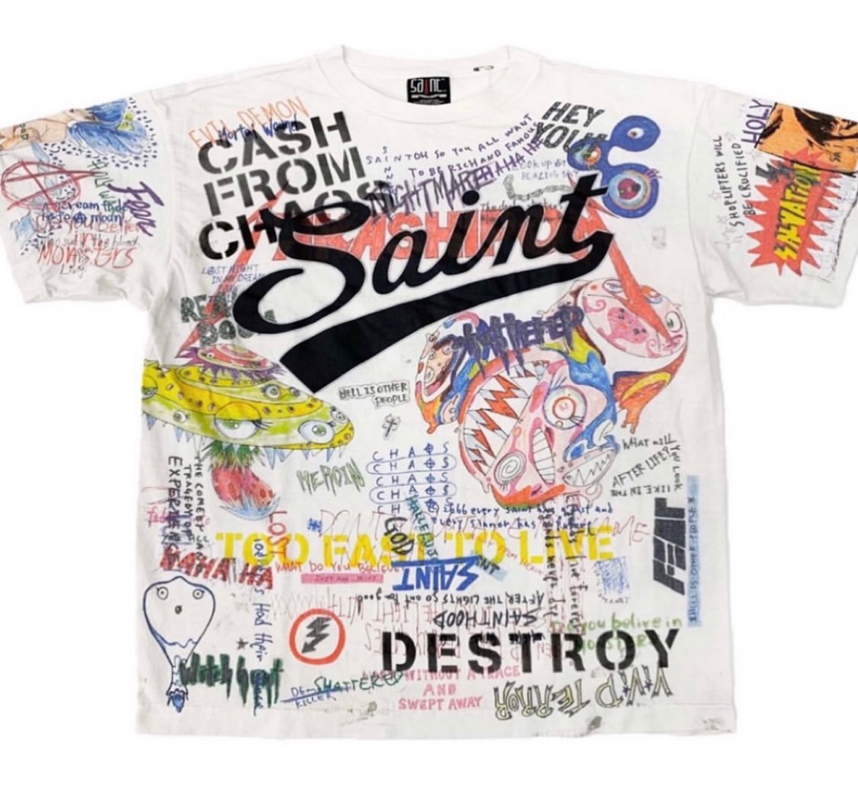 SAINT Mxxxxxx × 村上隆 コラボアイテムが国内10月25日に発売 | UP TO DATE