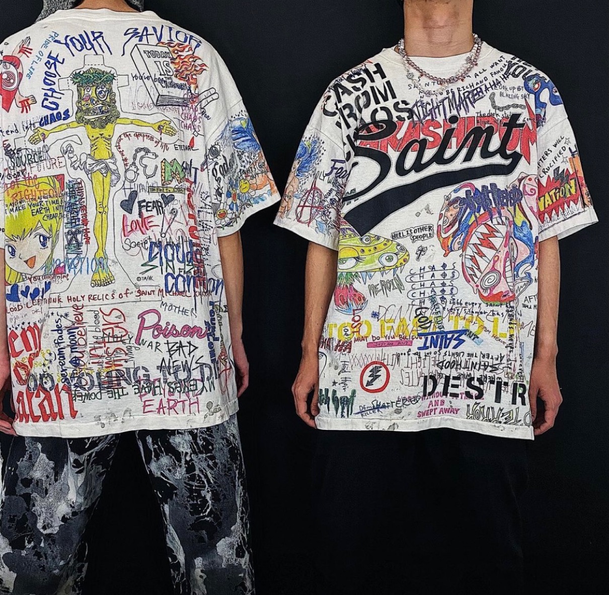 村上隆saint michael 村上隆　complicated tee