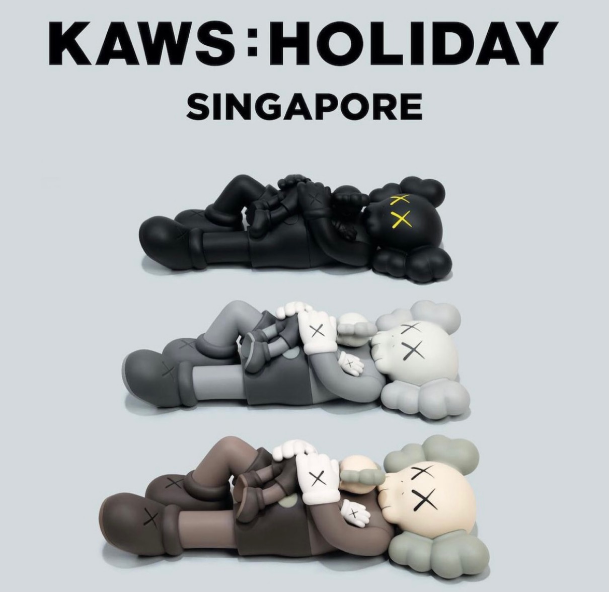 KAWS:HOLIDAY SINGAPORE 3色セット