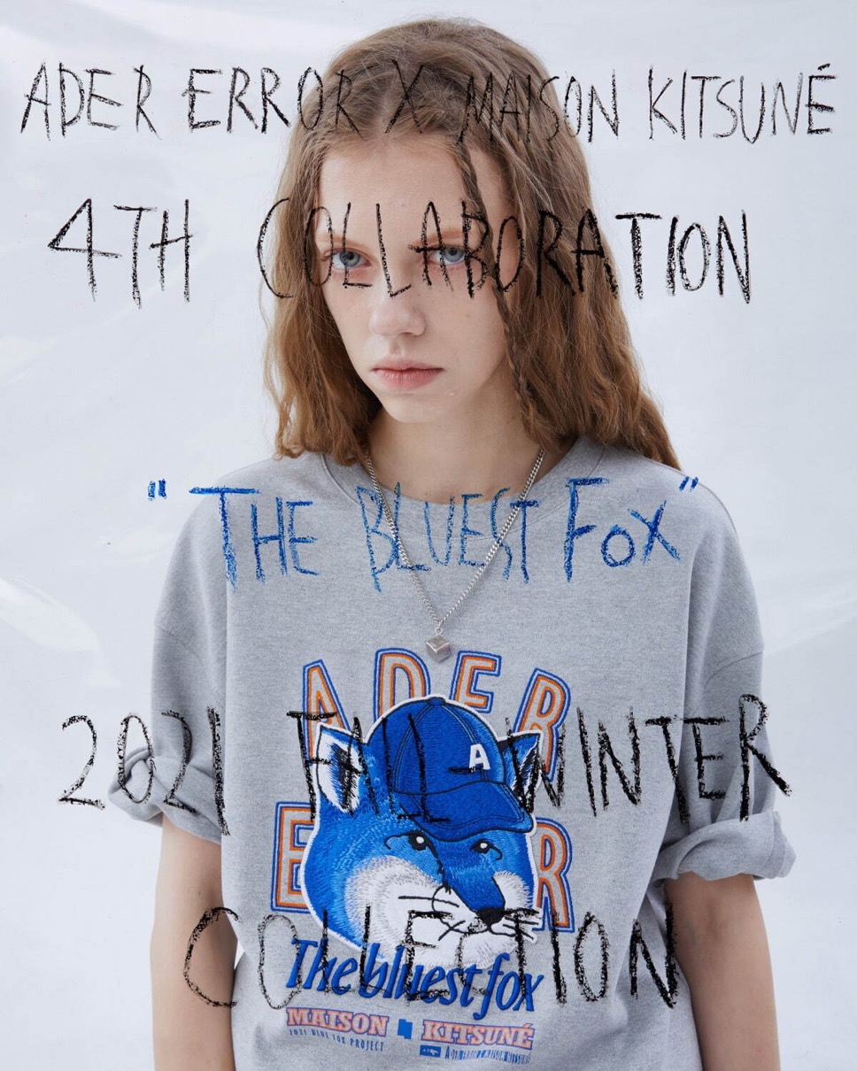 ADER ERROR × Maison Kitsuné コラボ第4弾 “The Bluest Fox 