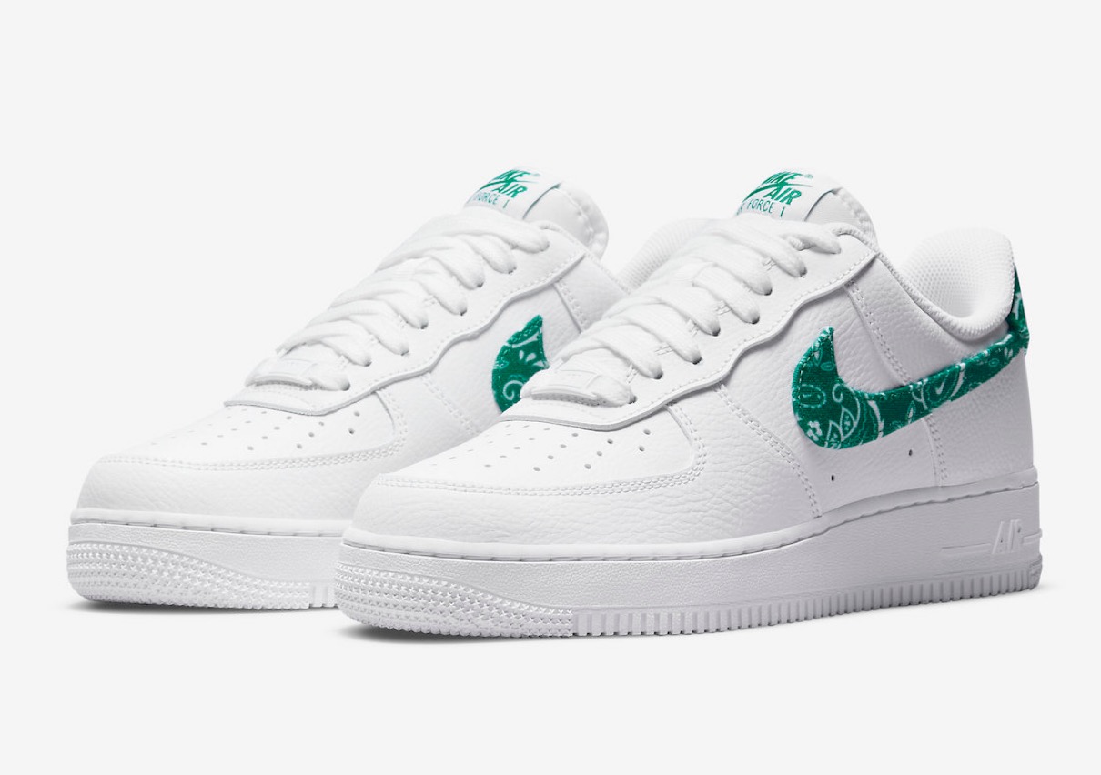 Nike Wmns Air Force 1 '07 Essential “Green Paisley”が国内1月20日/1 