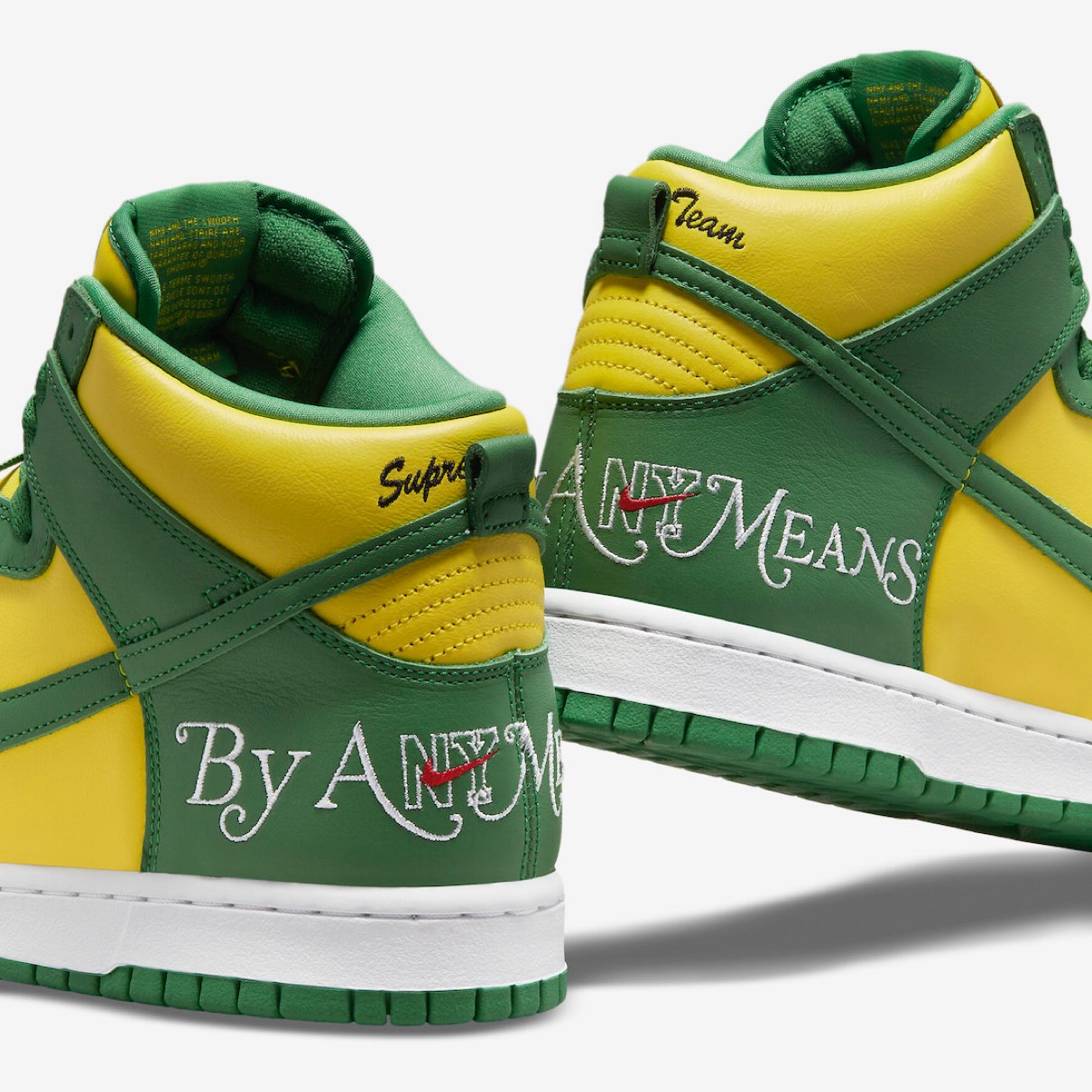 Supreme × Nike SB】Dunk High QS “By Any Means” 全3色が国内3月5日に