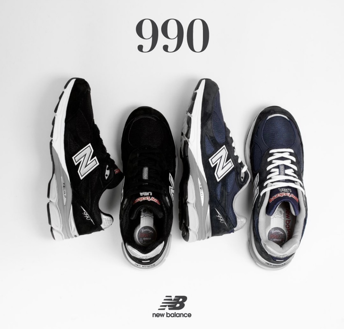 New Balance 『990v3』ブラックネイビーの新色が国内10月30日に発売 ［M990BS3 / M990NB3］ | UP TO DATE